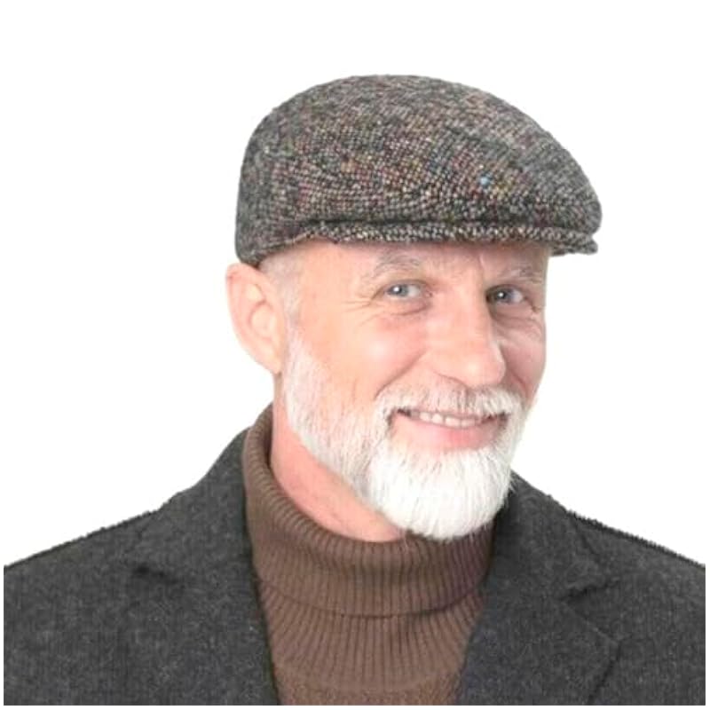 Stetson Colour Spots Driver Flat Cap Men - Made in The EU Navy Stetson ‎mens Hats & Caps