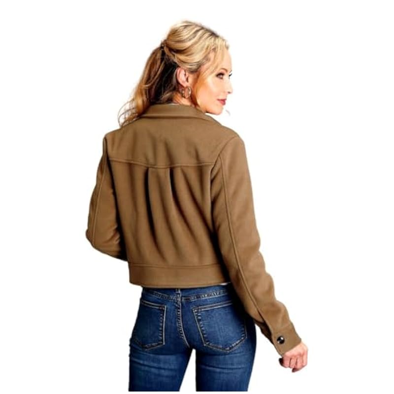 Stetson Western Jacket Womens Wool Blend L Tan 11-098-0539-7060 TA Stetson ‎Womens Coats, Jackets & Vests