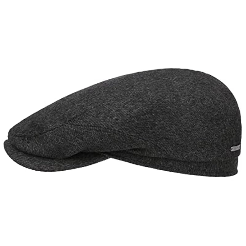 ‎womens Hats & Caps Stetson Stetson Cashmere Driver Flat Cap Women/Men - Made in Germany Anthracite