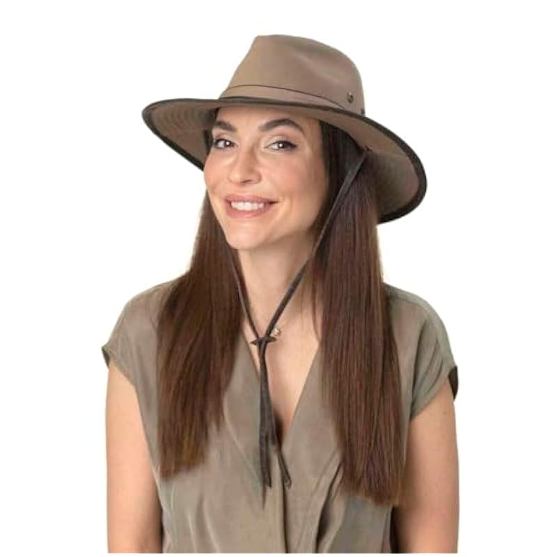 ‎womens Hats & Caps Stetson Stetson Tarnell Traveller Cotton Hat Women/Men - Beige