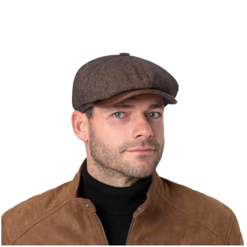 Stetson Stetson Hatteras Dodgeville Flat Cap Women/Men Brown 7-7 1/8 ‎mens Hats & Caps
