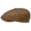 Stetson Hatteras Poundhill Wool Mix Flat Cap Men - Made in Germany Brown Stetson ‎mens Hats & Caps