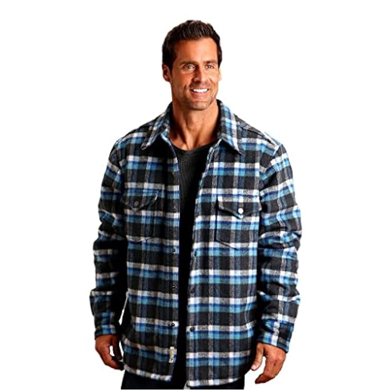 Stetson Jackets & Coats ‎Mens Stetson Western Jacket Mens Wool Blend 3XL Blue 11-097-0119-1065 BU