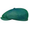 Stetson Stetson Hatteras Uni Linen Flat Cap Men - Made in The EU Green-blue ‎mens Hats & Caps