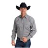 Stetson Shirts ‎mens Stetson All Over Black Print - Mens Shirt
