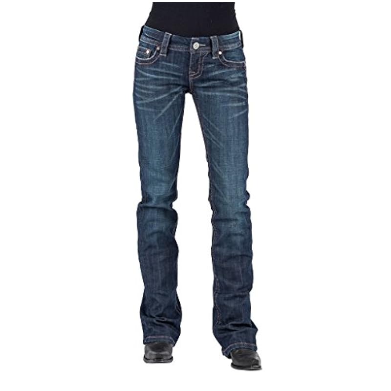 ‎womens Jeans Stetson Stetson Western Jeans Womens Bootcut 6 Long Denim 11-054-0818-0392 BU