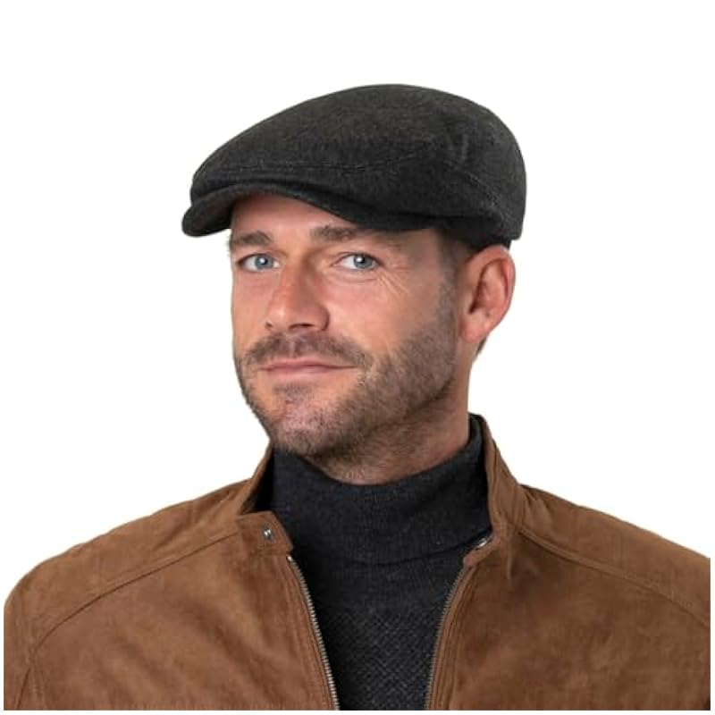 Stetson Cashmere Driver Flat Cap Women/Men - Made in Germany Light Brown ‎womens Hats & Caps Stetson