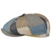 Stetson Hatteras Fresh Patchwork Flat Cap Men - Made in The EU Mixed Colo ‎mens Hats & Caps Stetson
