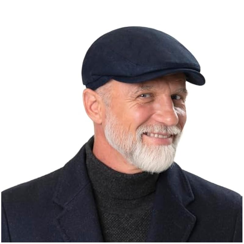 ‎mens Hats & Caps Stetson Stetson Chester Wool Silk Cashmere Flat Cap Men - Made in Germany Brown