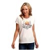 Stetson Western Shirt Womens S/S Desert S Ivory 11-039-0562-0823 WH ‎womens Tops, Tees & Blouses Stetson