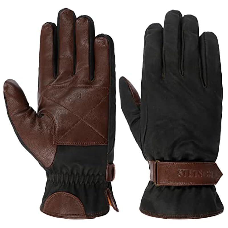 Stetson Gloves & Mittens ‎mens Stetson Twotone Goat Nappa Leather Gloves Men - Dark Brown