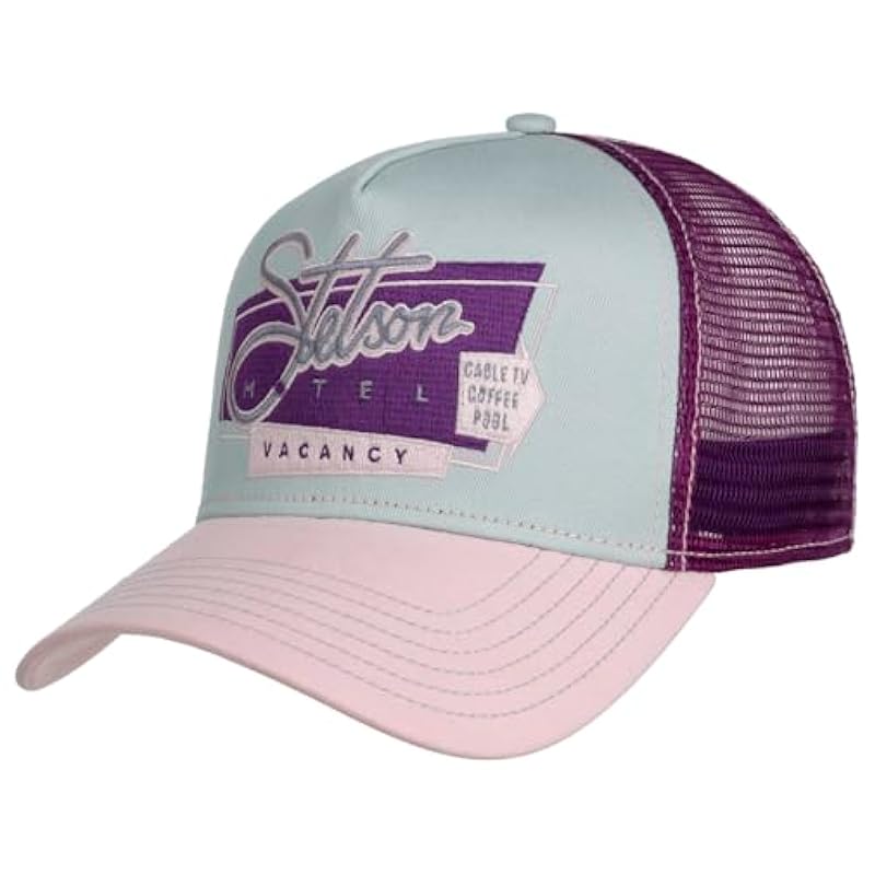 ‎womens Hats & Caps Stetson Stetson Motel Trucker Cap Women - Purple