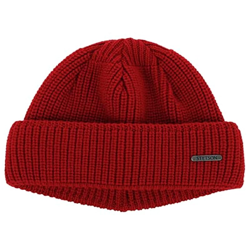 Stetson Hats & Caps ‎womens Stetson Nashville Knit Docker Cap Women/Men | Made in Italy Red