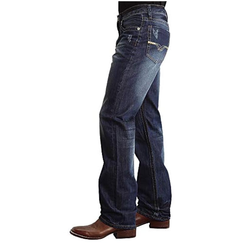 ‎mens Jeans Stetson Stetson Men's Modern Straight Leg Jean, Blue, 33x34