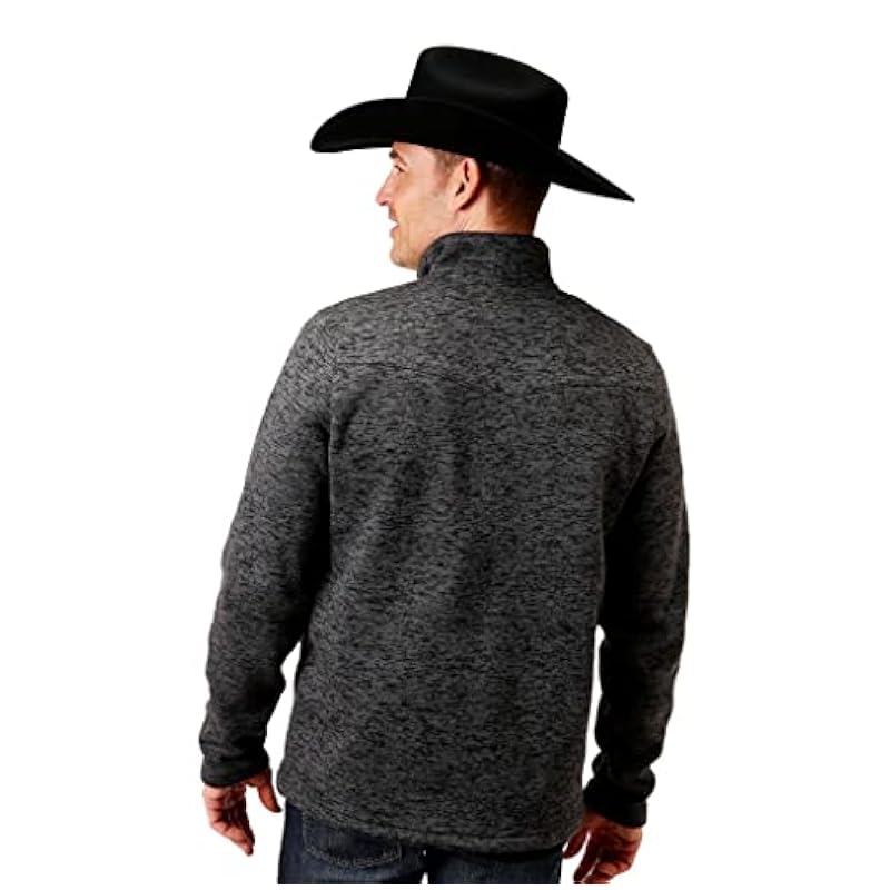 Stetson Stetson Western Sweatshirt Mens Knit Gray 11-014-0120-7032 GY X-Large ‎Men Active
