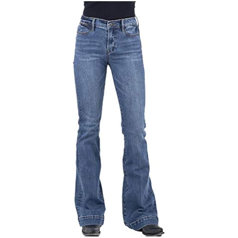 Stetson Western Denim Jeans Womens 18 Long Blue 11-054-0921-2400 BU Stetson ‎womens Jeans