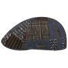 Stetson Stetson Texas Wool Mix Patchwork Flat Cap Men - Made in The EU Brown-blue ‎mens Hats & Caps