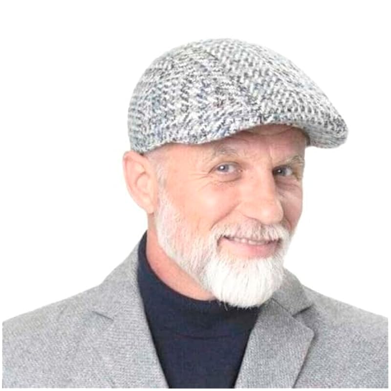 Stetson Hoback Ivy Virgin Wool Flat Cap Men - Made in The EU Beige ‎mens Hats & Caps Stetson
