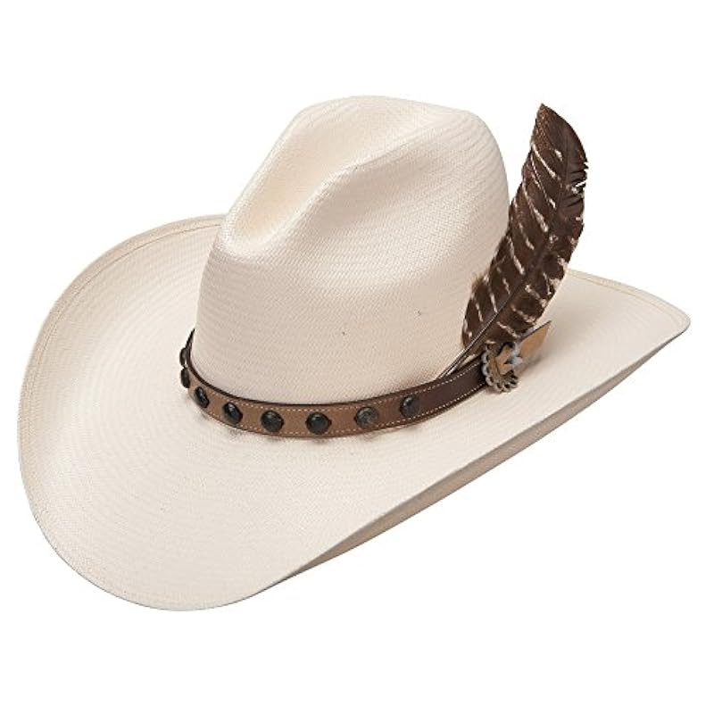 Stetson Men's Natural Broken Bow 10X Straw Hat Natural 7 Natural ‎mens Hats & Caps Stetson