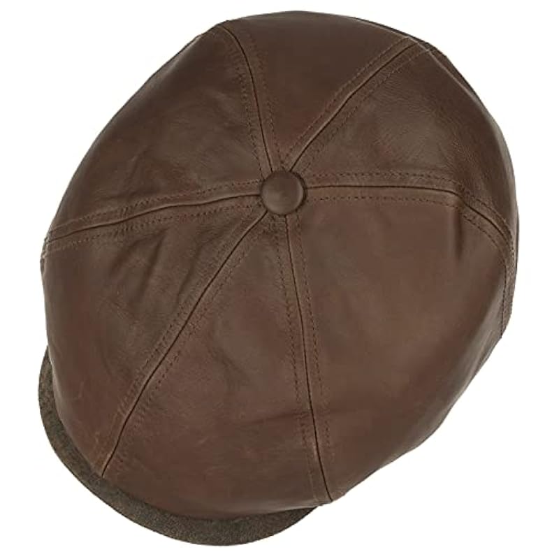 Stetson Brooklin Leather Flat Cap Men | Brown Stetson ‎mens Hats & Caps