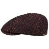 Stetson Hats & Caps ‎mens Stetson Tuckmill Wool Flat Cap Men - Made in The EU Navy-red