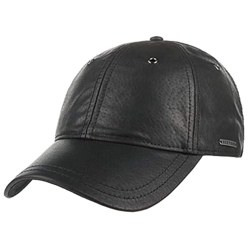 Stetson Joes Leather Cap Women/Men - Black ‎womens Hats & Caps Stetson