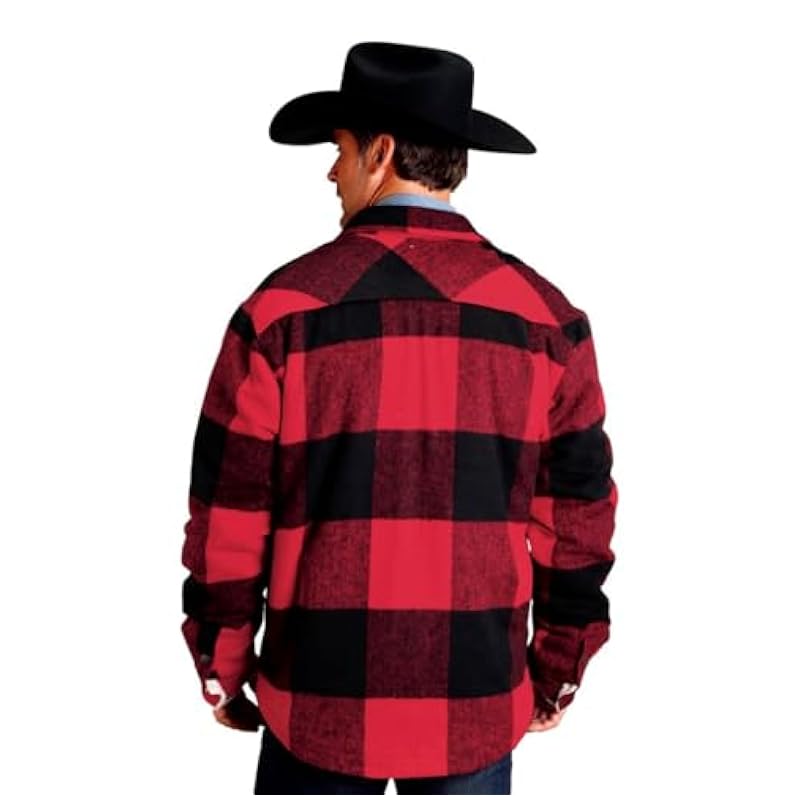 Stetson Jackets & Coats ‎men Stetson Western Jacket Mens Buffalo Plaid XL Red 11-097-0119-6056 RE