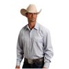 Stetson 5663 Two Stripe Check - Light Blue Mens Collection- in Stock (3XL) 11-001-0478-0036BU Stetson ‎mens Shirts