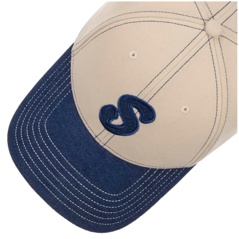 Stetson Twotone Retro S Cap Men Blue-Beige One Size ‎mens Hats & Caps Stetson