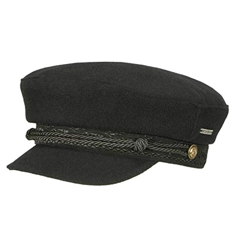 Stetson Hats & Caps ‎unisex-ad Stetson Rider Cap Wool/Cashmere (Black, S)