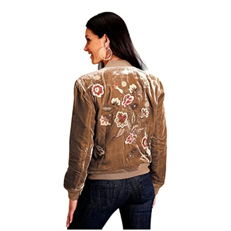 Stetson Coats, Jackets & Vests ‎women Stetson Western Jacket Womens Bomber S Khaki 11-096-0565-0111 TA