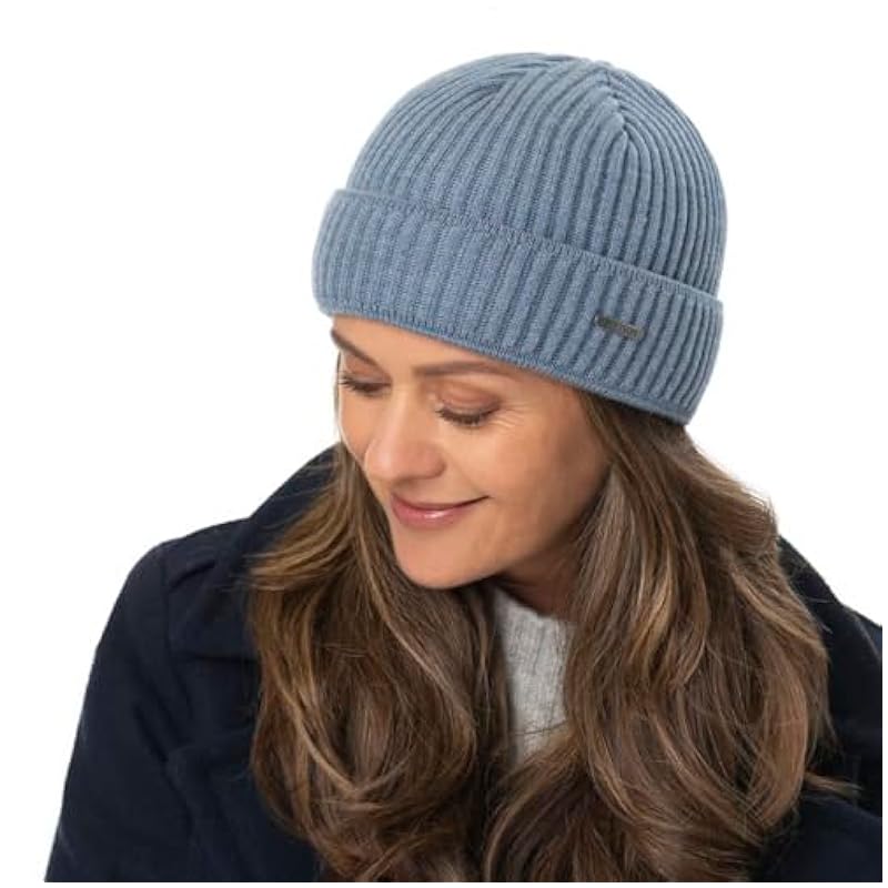 Stetson Hats & Caps ‎unisex-ad Stetson Parkman Knit Hat Women/Men | Made in Italy Black
