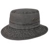 Stetson Reston Bucket Hat Women/Men | Black Stetson Hats & Caps
