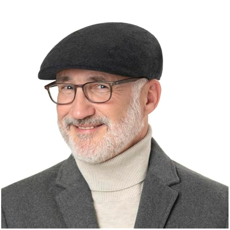 ‎mens Hats & Caps Stetson Stetson Reid Wool Flat Cap with Cashmere Men - Made in The EU Blue