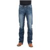 Stetson Stetson Men's Rocker Fit with Lower Rise and Slightly Fitted Thigh Jean Dark Blue ‎mens Jeans