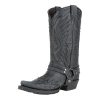 Stetson Men's Biker Outlaw Work Shoe Black ‎mens Loafers & Slip-Ons Stetson