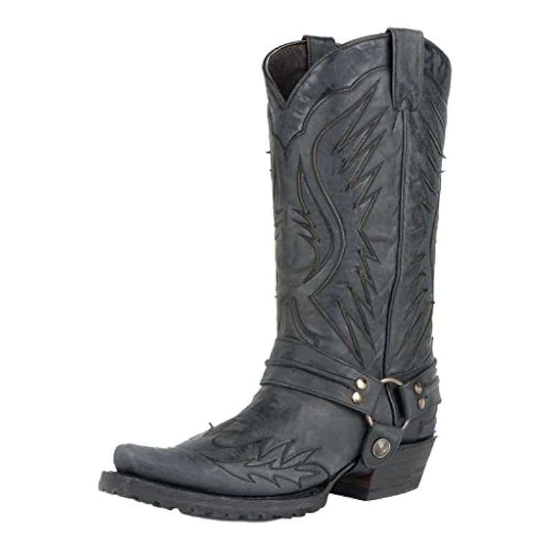 Stetson Stetson Men's Biker Outlaw Work Shoe Black ‎mens Boots