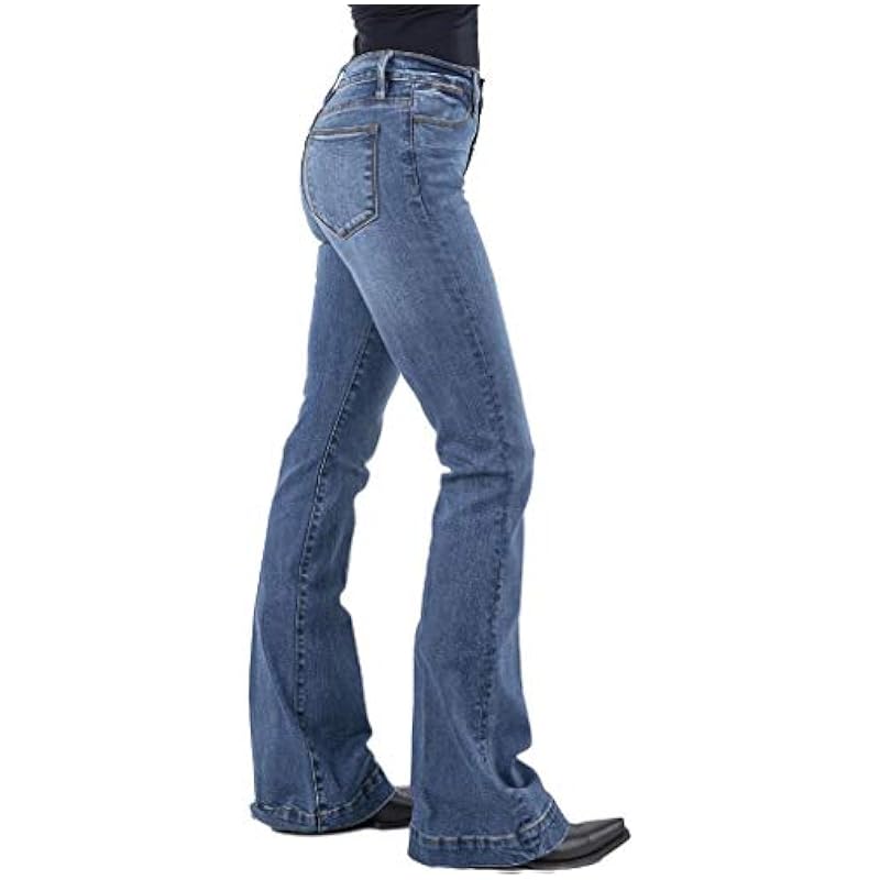 Stetson Western Denim Jeans Womens 18 Long Blue 11-054-0921-2400 BU Stetson ‎womens Jeans