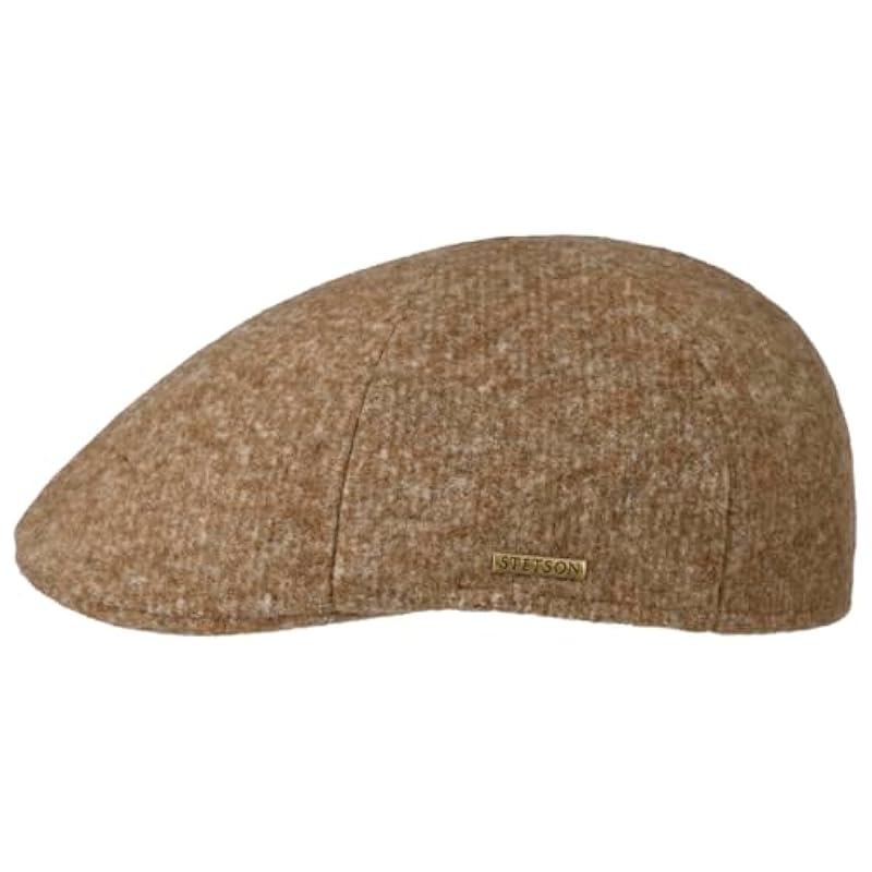 Stetson Texas Eskridge Jersey Flat Cap Women/Men - Made in The EU Light Brown ‎womens Hats & Caps Stetson