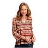 Stetson Tops, Tees & Blouses ‎womens Stetson Western Shirt Womens 3/4 L Multi-Color 11-050-0590-2002 MU