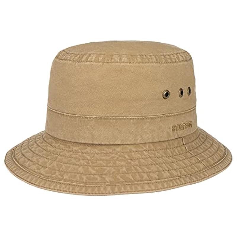 ‎womens Hats & Caps Stetson Stetson Reston Bucket Hat Women/Men | Dark Beige