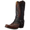 ‎mens Boots Stetson Stetson Men's Biker Outlaw Work Shoe Brown - 3632