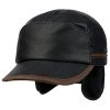 Stetson Stetson Byers Leather Cap Men - Black ‎mens Hats & Caps