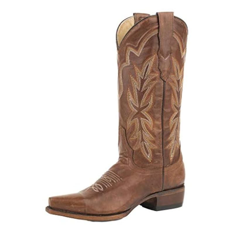 Stetson Stetson Womens Brown Leather 13In Casey Cowboy Boots 10 ‎womens Boots