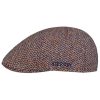 Stetson Texas Freestyle Harris Tweed Flat Cap Men - Made in The EU Blau-orange ‎mens Hats & Caps Stetson