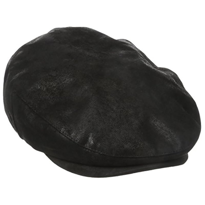 Stetson Men's Weathered Leather Ivy Cap Black ‎mens Hats & Caps Stetson