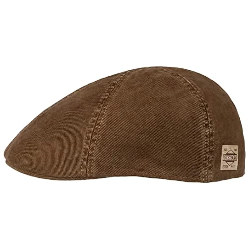 Stetson Hats & Caps ‎mens Stetson Texas Soft Vintage Cotton Flat Cap Men - Brown