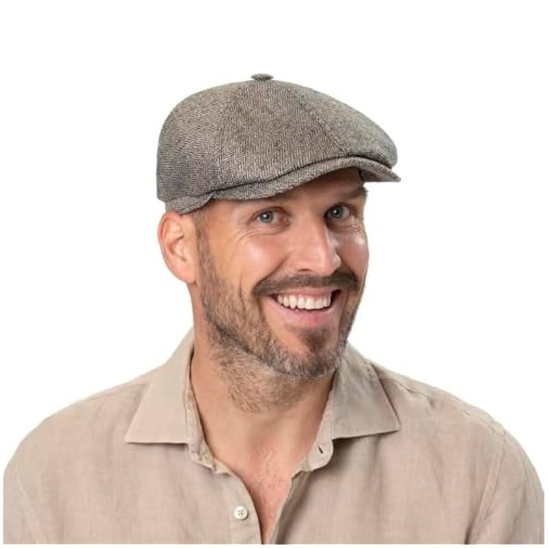 ‎mens Hats & Caps Stetson Stetson Milner Silk Flat Cap Women/Men - Made in The EU Blue