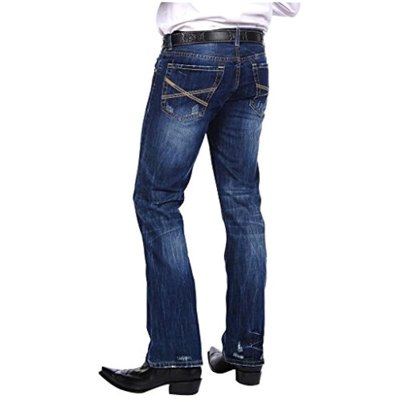 Stetson Jeans ‎mens Stetson Men's Bootcut Dark Stone