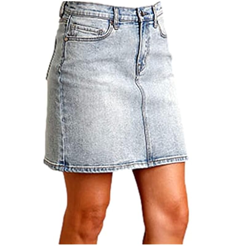 Stetson Stetson Western Skirt Womens Denim Stretch 8 Blue 11-060-0202-0520 BU ‎womens Skirts